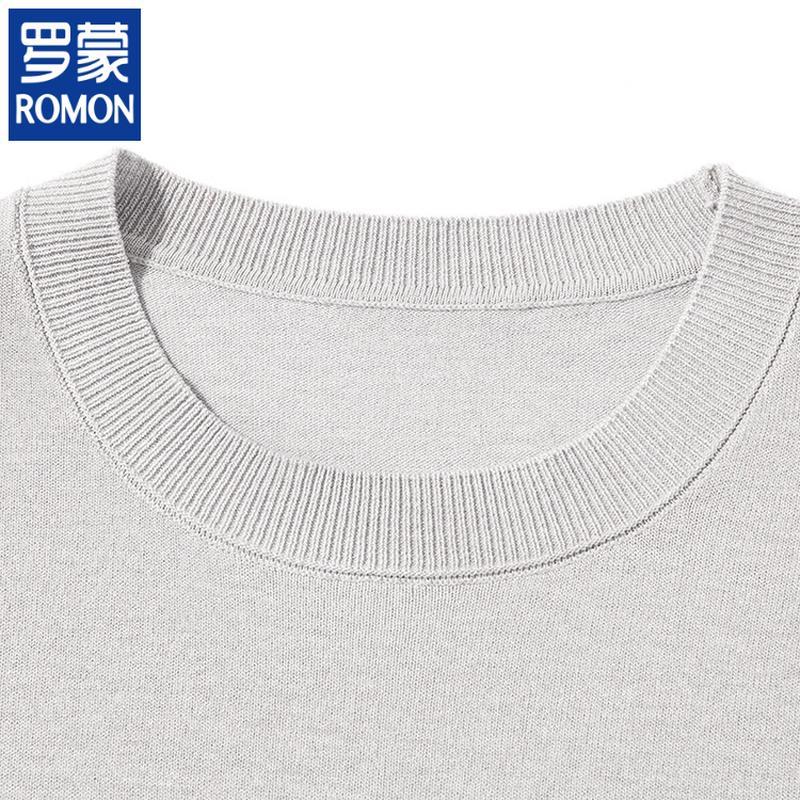 ROMON Men's Short Sleeve Knit T-Shirt