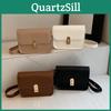Fashionable Casual Small Square Shoulder Bag For Women With Unique Lock Closure