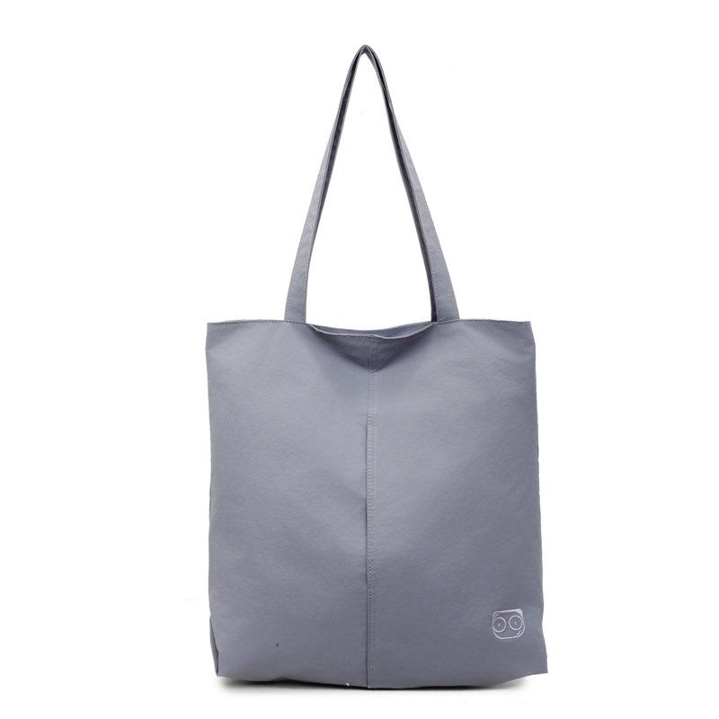 Simple and fashionable Korean version of casual ultra-light and versatile large-capacity nylon cloth shoulder bag tote bag women's commuter bag