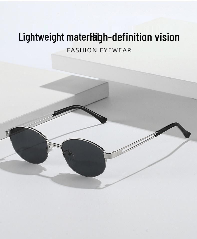 Retro French-Style Small Frame Sunglasses for Women - High-End Fashion Sun Protection, Versatile and Fashionable Design