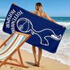 Spurs  Logo Print Beach Towel, Large Soft Quick Dry Towel for Beach Camping Swimming