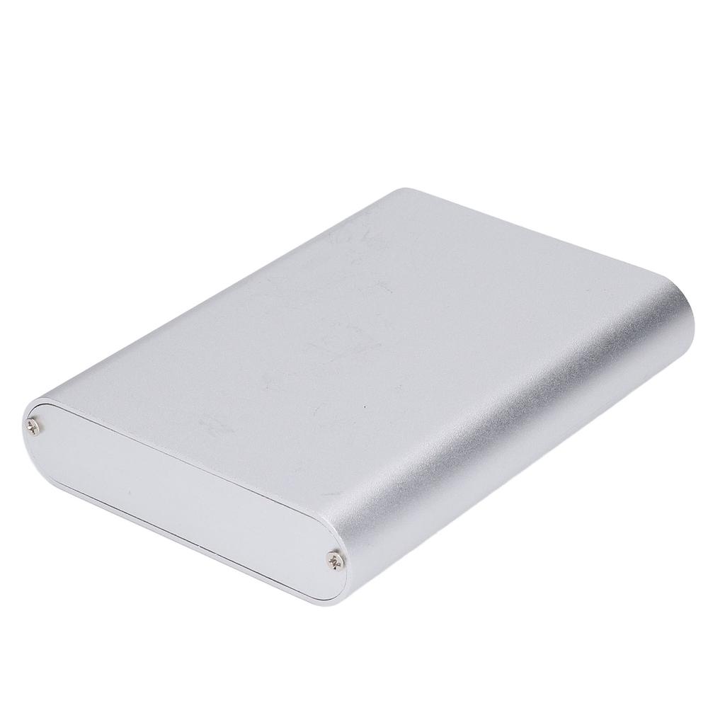 Aluminum Alloy Project Box Matte Silver Sandblasting Oxidation for Circuit Board PCB Wiring