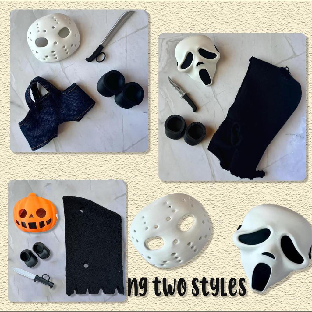 Halloween Horror Doll Mask Personalized Costume Props