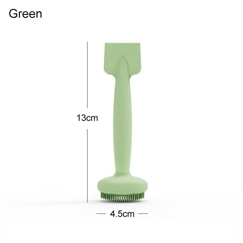 1PC Double-Headed Silicone Facial Cleansing Brush Face Mask Brushes Massage Applicatior Tool for Skin Care Face Makeup Brushes