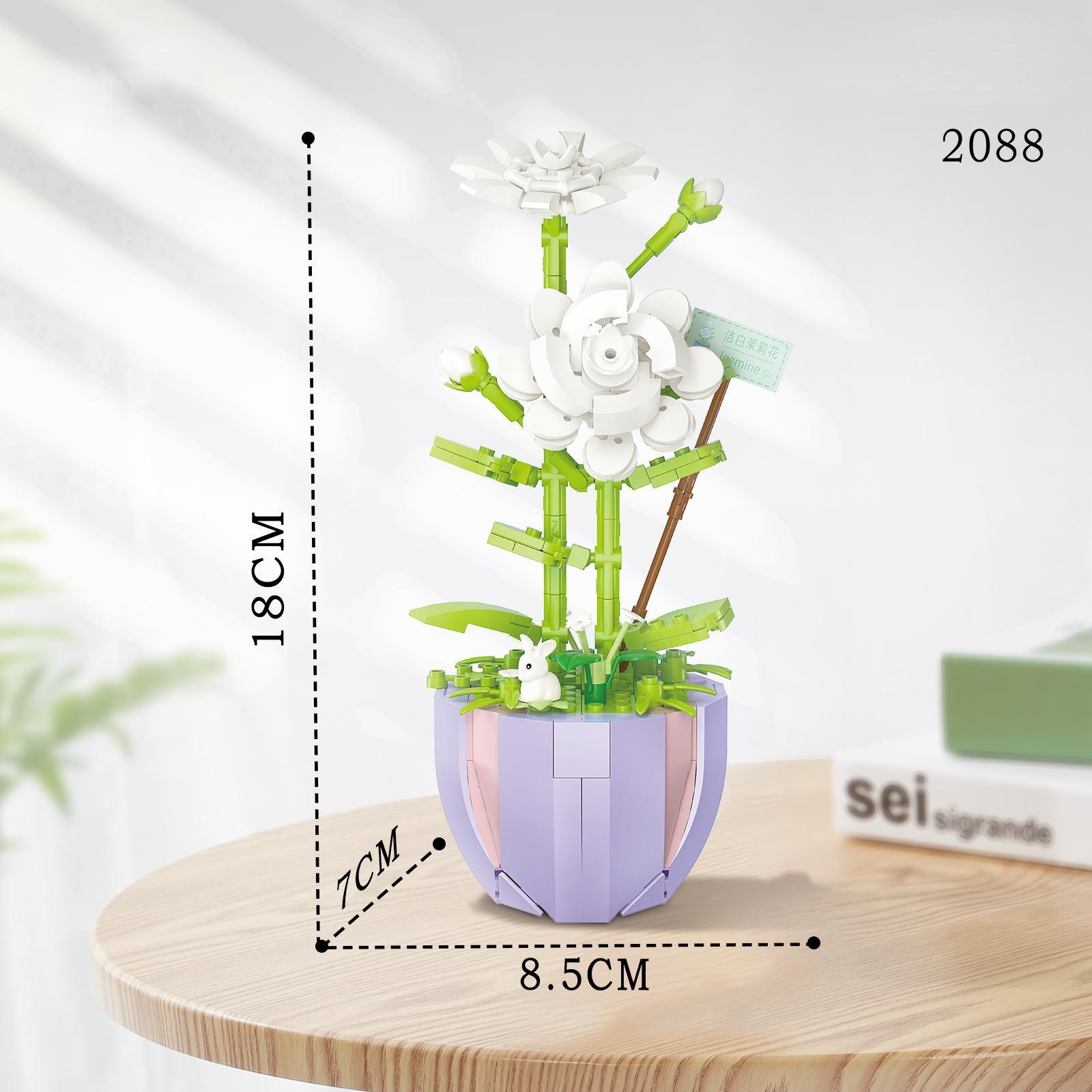 

Сборка микрочастиц своими руками игрушечных горшков для посадки растений WL-2088