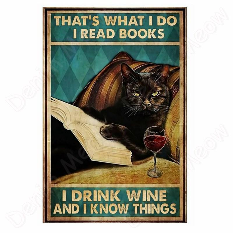 Vintage Bulldog Tin Sign for Home Wall Decor, A Woman Cannot Survive On Wine Alone, Funny Cat, Dog Metal Sign, Bar Decor