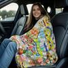 SpongeBob: Lively&Vibrant All-Character Group Portrait Print Blanket Soft Multifunctional Decortive Universal Throw Blanket Gift