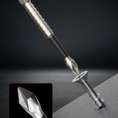 9Pcs Portable Anti-shock Screwdriver Bit Non-slip Shock Resistance Magnetic Batch Head Durable Wear-resistant Cross Drill Bit