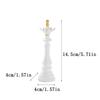 Small International Chess Resin Ornament - Desktop Decor with King, Queen & Horse Pieces