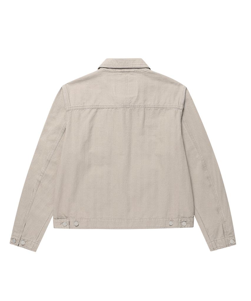 Kichul Pioneer Cotton Trucker Jacket (Beige)