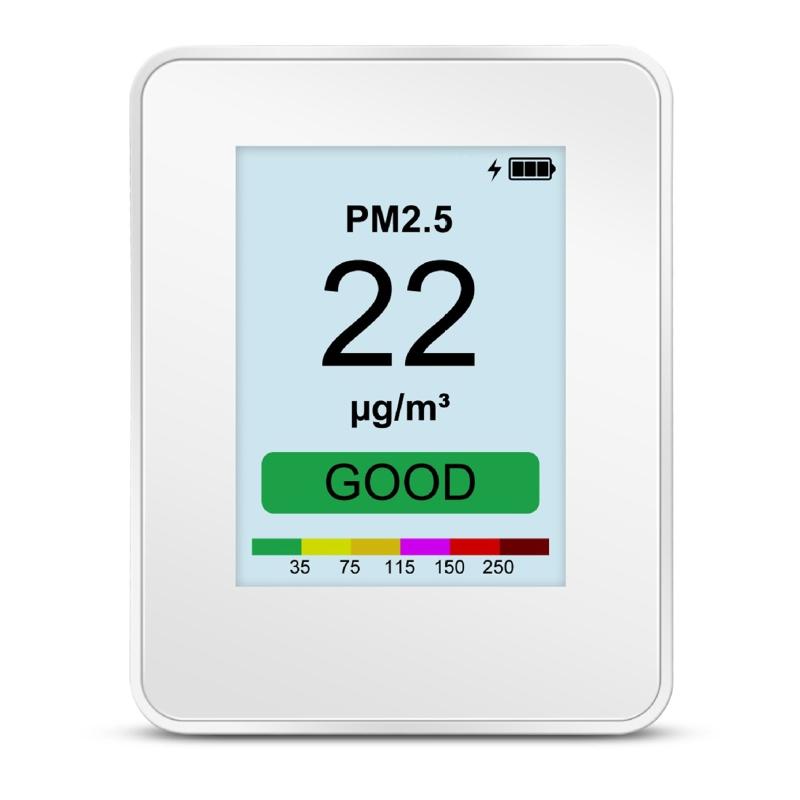 CO2 Monitor,Indoor CO2 Meter Air Quality Monitor with NDIR Sensor 2.8-inch TFT Color Screen for Household Industrial