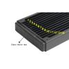 FREEZEMOD computer water cooling Copper radiator 14 flat tube single layer copper fin for 12cm fan. TSRP-TW360