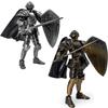 Medieval Knight  Lucky 13 Doll Figure Movable Joint Puppet Joint Building Block 3D Assembled Boy Toys Gifts Building Blocks Kids