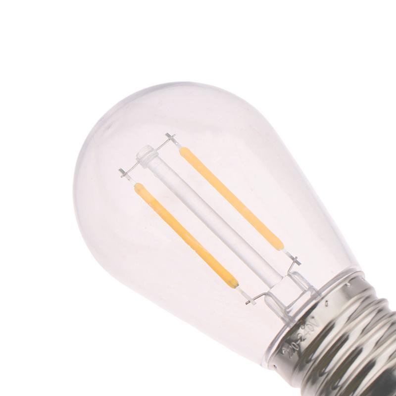 S14 Plastics Led Bulb E27/E26 3V 120V Warm White 2W 1W Shatterproof Lamp Bulbs For String Light Christmas Decoration