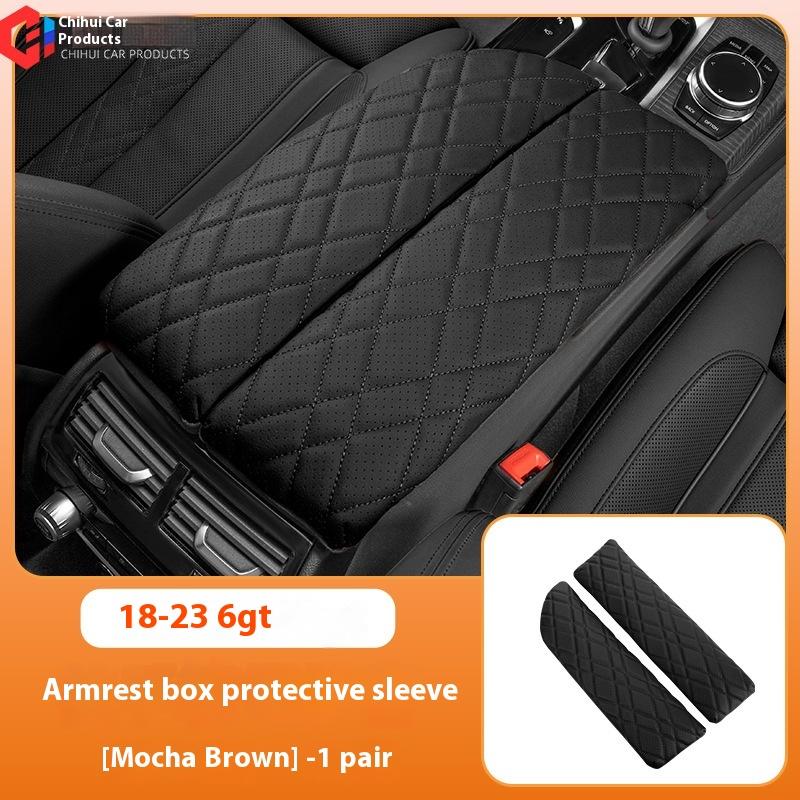 For 18-23 Bmw 6Gt Center Console Armrest Booster Pad Interior Modified Storage Armrest Box Cushion Heightener Central Box