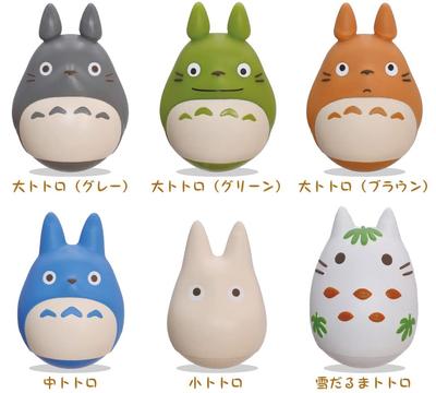 Ensky Mein Nachbar Totoro Dickes Schwingendes Stehaufmännchen Spielzeug Box Produkt 6 Arten Ca.. 52 x 36 x 33mm PVC M