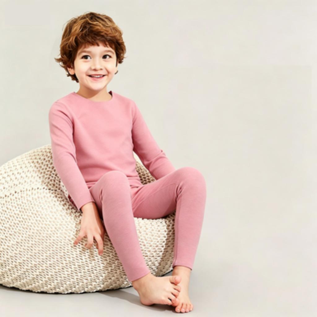 Women's Thermal Pajama Set, Long Sleeve Winter Sleepwear for Cold Cozy Night