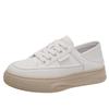 Lazy Two Wear Little White Shoes Women's Autumn New Versatile Flat-bottomed Casual One-pedal Board Shoes