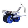 Anti Slip Wear-resistant Belly Wheel Double Wheel Elbow Support  Abdominal Wheel Grey/Blue/Orange Automatic Rebound Silent Abdominal Muscle Trainer