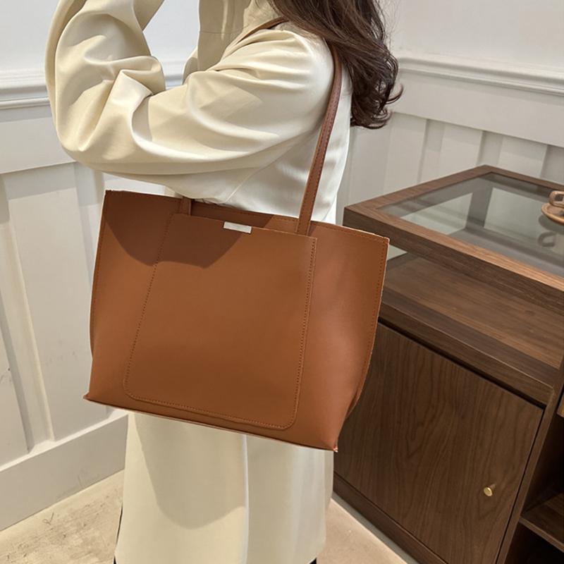 Hochwertige PU-Leder Schulter Crossbody Tragetasche Große Kapazität Handtasche Geldbörsen Marke Luxus Designer Damen Taschen