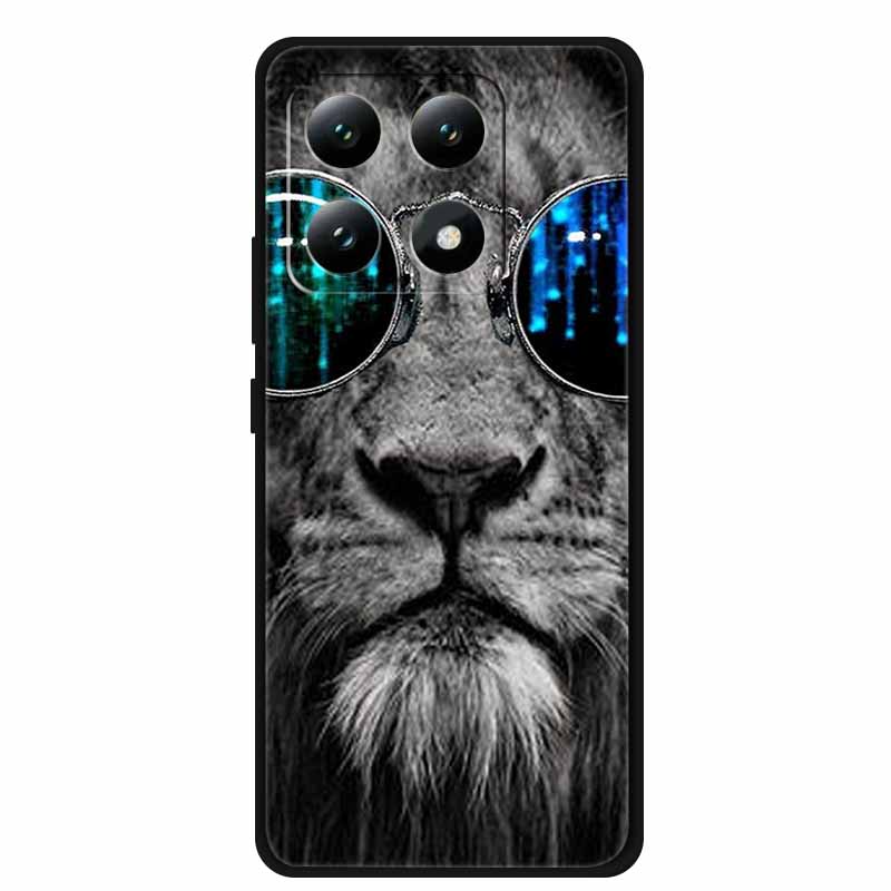 For Xiaomi 14T Pro 5G Case Cartoon Silicone TPU Soft Cases for Xiaomi 14T 5G Protector Covers Mi 14T 6.67'' Bumper Shells Capa14