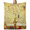 Der Lebensbaum von Gustav Klimt Jugendstil Symbolismus Wohndecke Leichte Gemütliche Decke für Bett Sofa