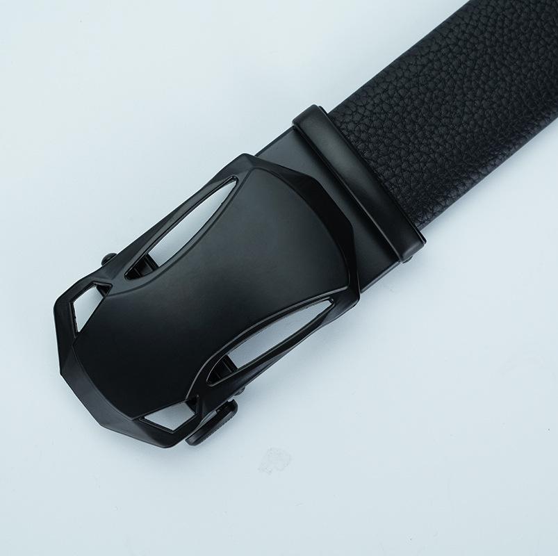 Men's Automatic Buckle Belt Business Men's Alloy Buckle Belt