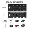 4-Channel XLR Male to Female Extender: RJ45 Network Cable Extension