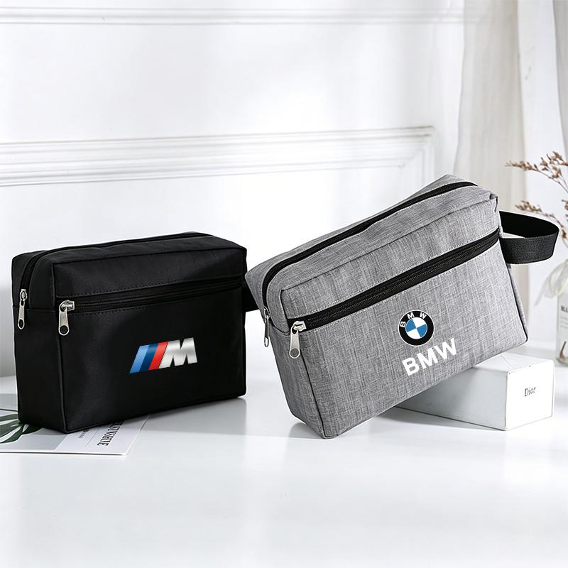 Car Interior Canvas fabric Handbag Accessories Sticker For BMW M X1 X2 X3 X5 X4 X6 X7 iX3 F30F20 F10 F07 E70 E46 E90 E92 E60 E39 HV0