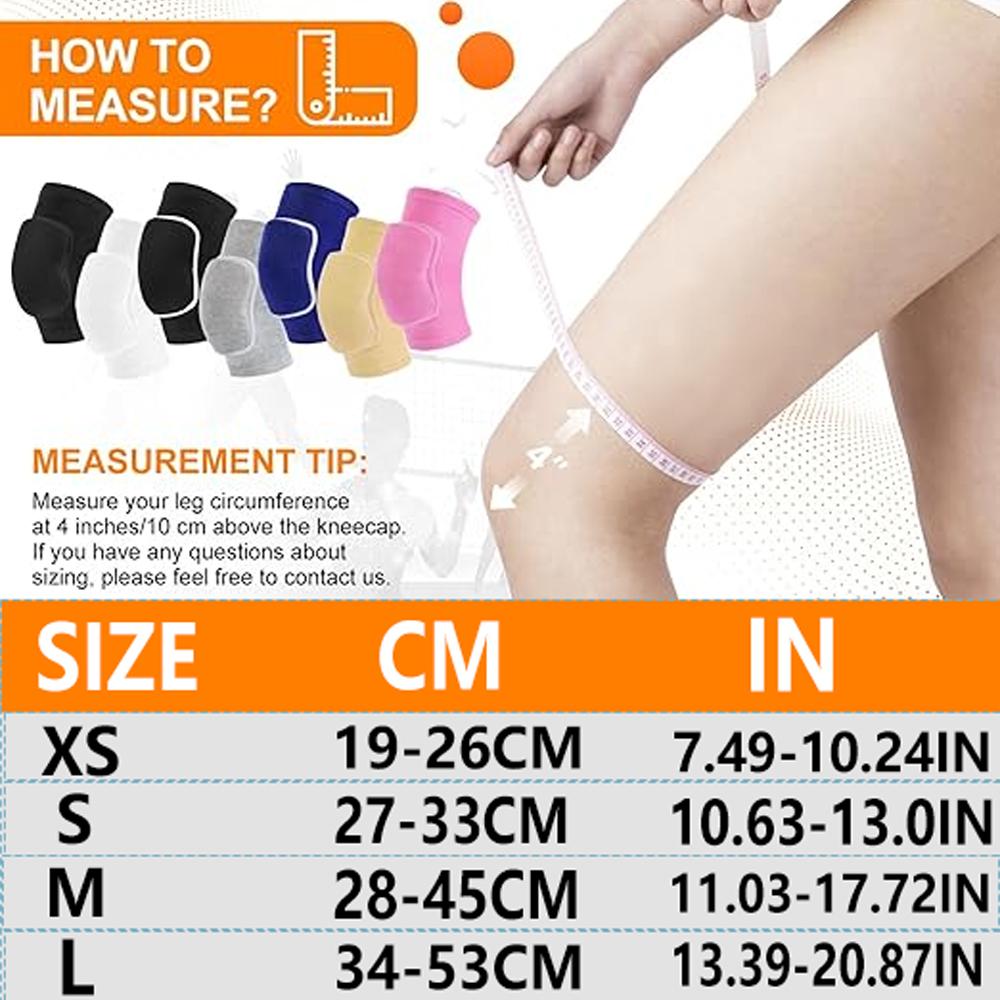 1Pair Volleyball Knee Pads For Dancers,Soft Breathable Knee Pads For Men Women Kids - Knees Brace For Volleyball Workout Sports