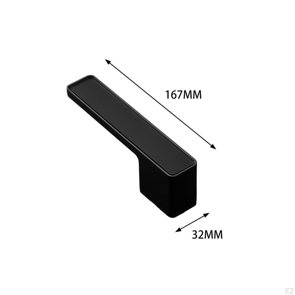 Door Handle Knob with Key Elegant Square Accessories Lever Lock for Bedroom Home