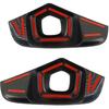 Carbon Fiber Style Front Fog Light Lamp Cover Molding Trims Accessories for 2022-2025 Toyota RAV4