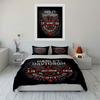 Harley-Davidson Logo Graphic Bedding Duvet Cover Set Duvet Cover Pillowcases  (1*Duvet Cover 2*Pillowcases, Without Duvet Insert)