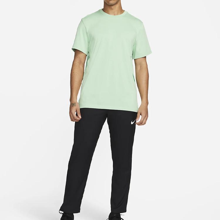 Nike Dri-FIT Logo Training Sports Short-Sleeve T-Shirt Men Tops Peacock-Green DM6669-308