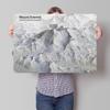 Mount Everest D Textur Metallposter Benutzerdefinierte Wandkunst Blechschild Geschenk für Mancave Schreibtischdekoration Raum Lustige Schilder Benutzerdefinierte Platte
