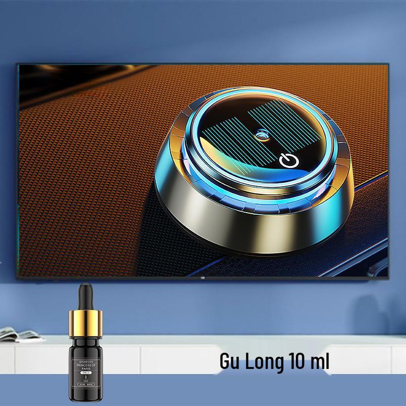 Smart Car Diffuser with Atmosphere Light - Long-lasting Fragrance and Deodorizing High-end Ornament