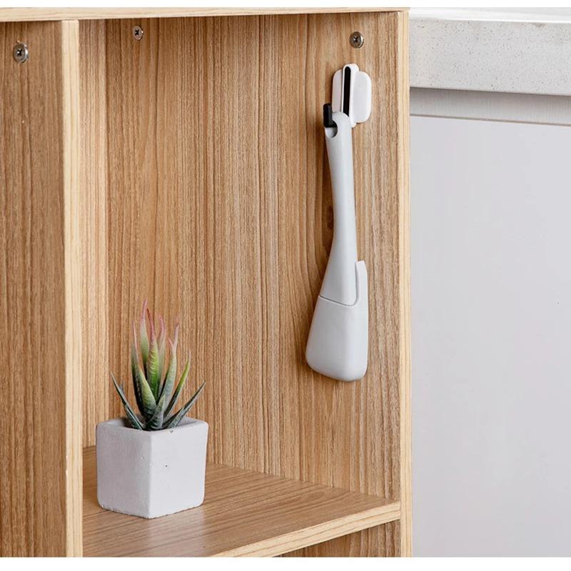 Window Groove Cleaning Brush Windows Slot Cleaner for Door Floor Gap Keyboard Brush+Dustpan 2 In 1 Household Cleaning Tools Kit