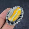 Bumble Bee Jasper Gemstone 925 Sterling Silver Jewelry Ring Size 9