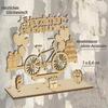 Bicycle-Shaped DIY Happy Birthday Money Clip Gift