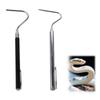Adjustable Snake Hook Stainless Steel Retractable Reptile Catcher Non Slip Grip Long Handle Reptile Handling Tool Outdoor