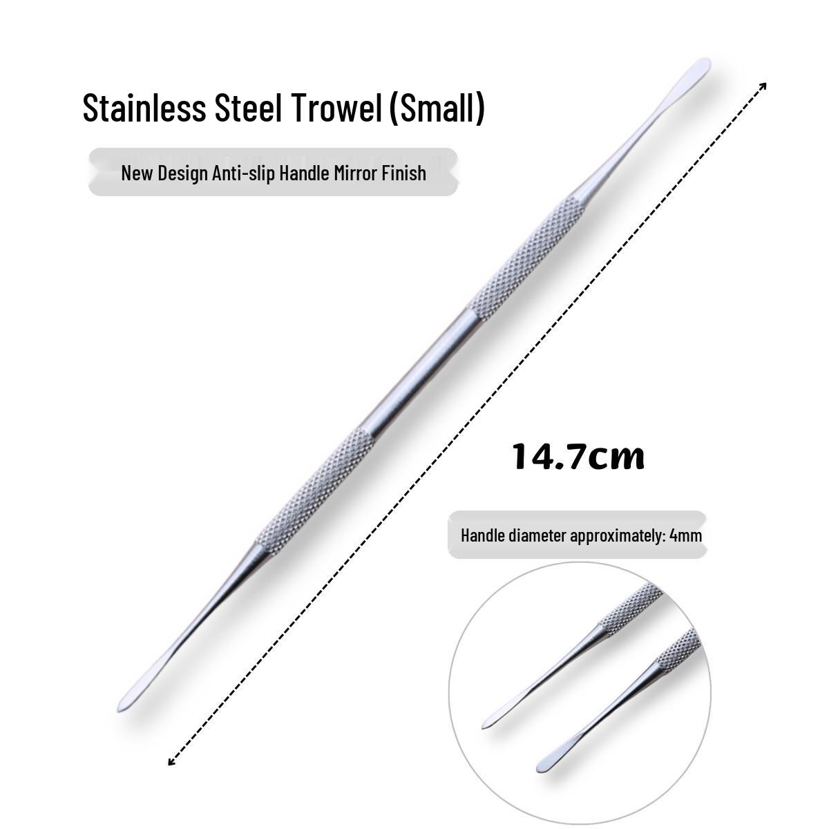 Upgraded Ultra-Light Stainless Steel Clay Sculpting Spatula Set: 3-Piece Eye-Opening Knife and Shaping Tools Set of Eye-Opening Shaping Tools
