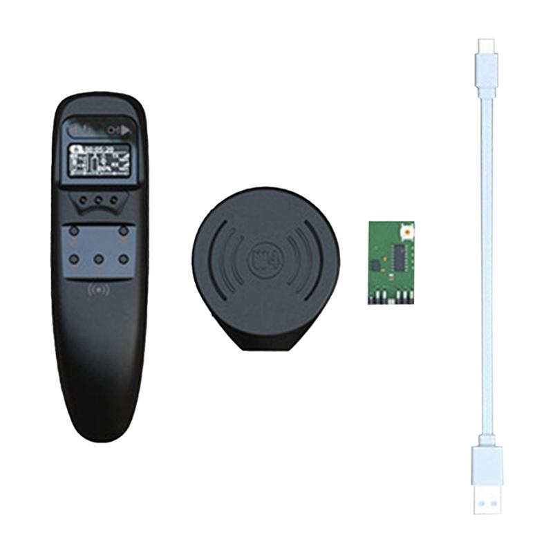 W6 2.4G Waterproof Remote Control Electric Skateboard Surfboard 3-Channel Screen Remote Control Wireless Charging