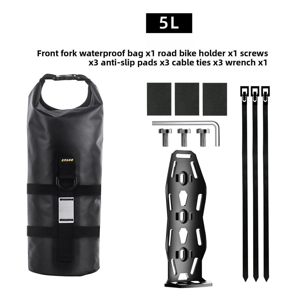 Bicycle Front Fork Bag Waterproof Storage For Mountain And Road Cycling