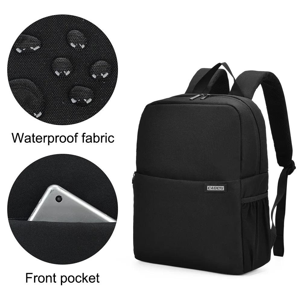 Double Layer Large Capacity Camera Backpack Waterproof For Canon Nikon Sony Camera Lens Laptop Outdoor Travel Photography Bag