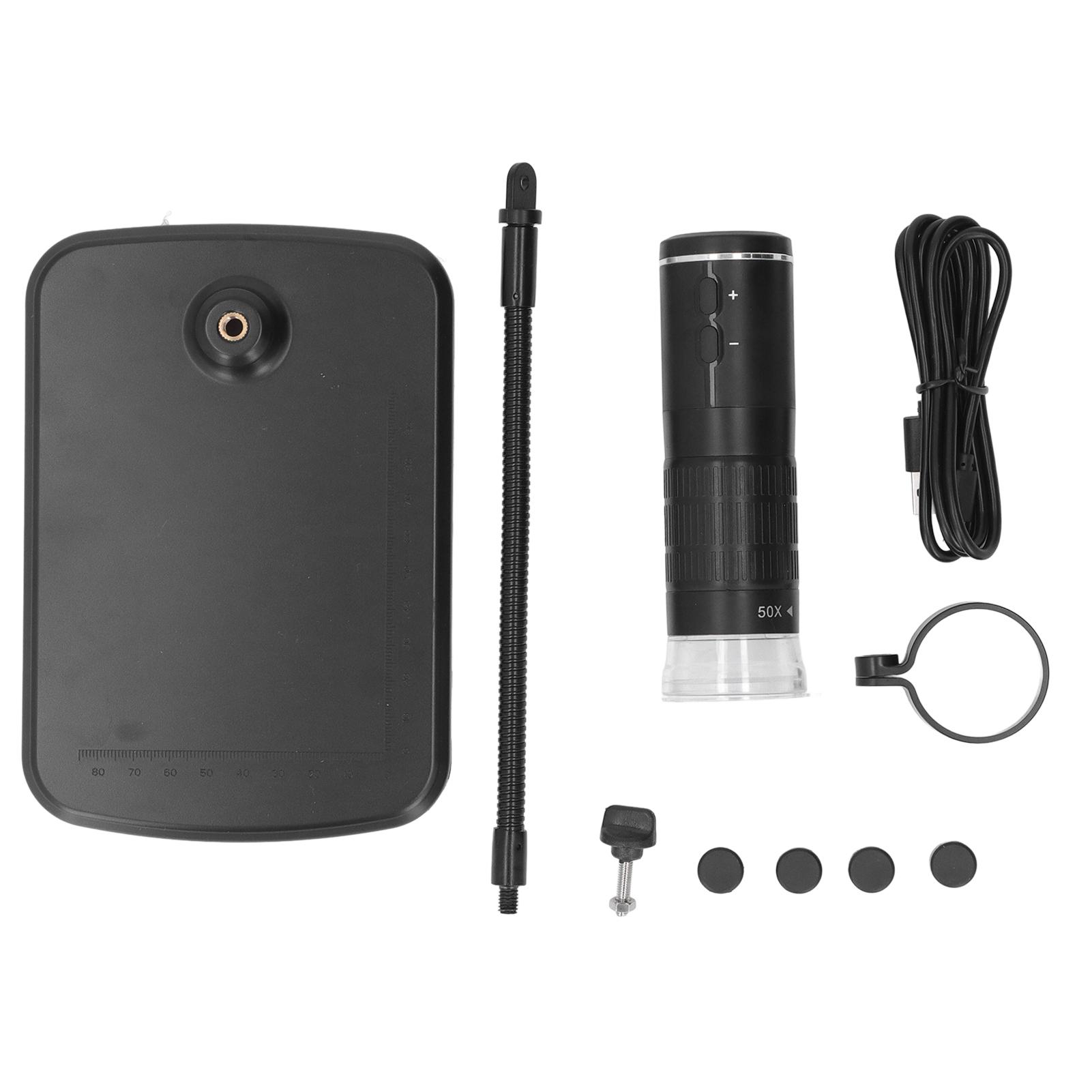 

Беспроводной цифровой микроскоп 50-1000X портативный 2MP с гибкой подставкой для телефона ПК