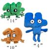 Bfdi Pluszak Bitwa o Wyspę Marzeń Pluszowa Zabawka Cztery Dziesięć Czternaście Pluszak Liściasty Ognisty Moneta Bańka Ciasto Lizak Prezent dla Dzieci