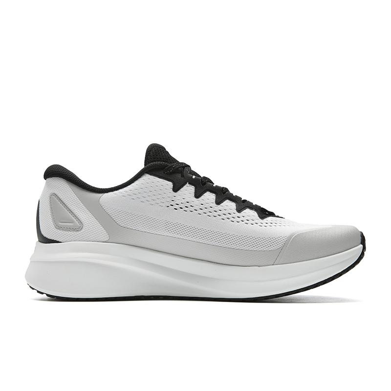 Fila Nuvole 4 Run Comfortable Fit Shock Absorbing Breathable Lightweight Rebound Running Shoes Men sneakers White Gray Black A12M621103FBB