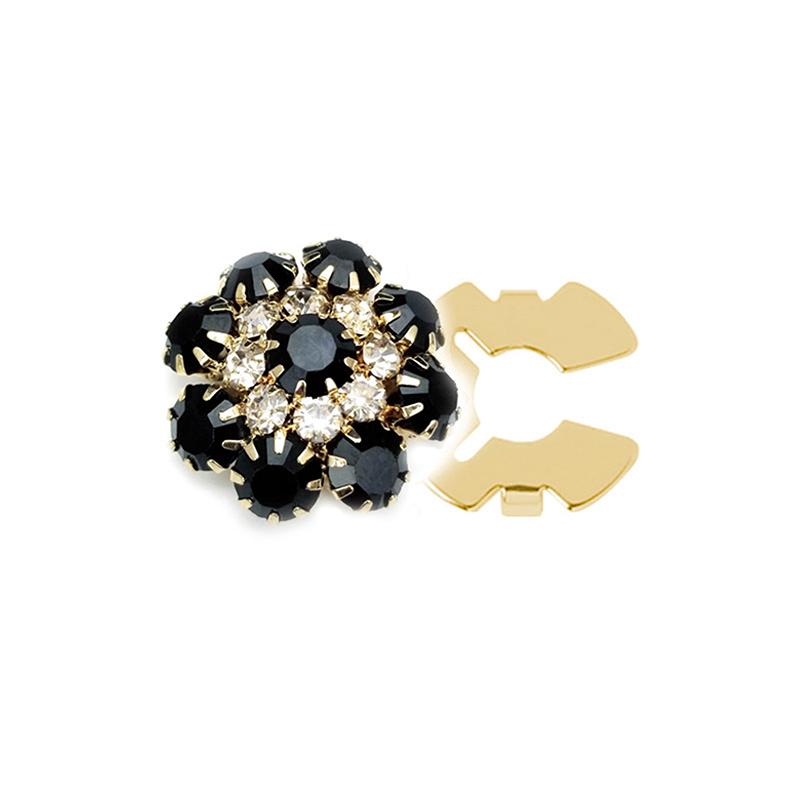 

Европейско-американские накладки на пуговицы Блестящие Зажимы для пуговиц Аксессуары для смокинга для женщин Съемные накладки на пуговицы в виде цветов Подарки