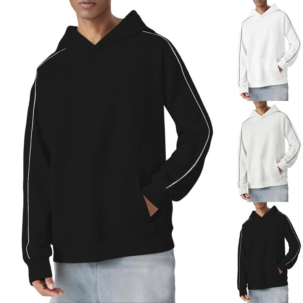 Fleece Hoodies For Men Loose Fit Lightweight Hiking Cotton Active Athletic Workout Sweatshirts Fall Pullover Outfits