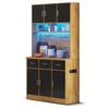 100x40x180cm, buffet com iluminação LED, controlo por APP, gavetas, prateleiras ajustáveis, furos para passagem de cabos e tomadas, ideal para cozinhas e salas de jantar